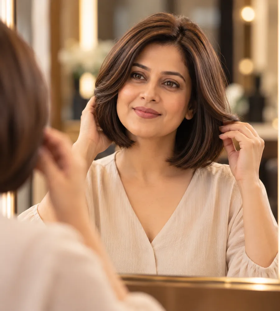 Lightweight bob wig